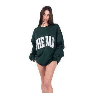 The Bar Varsity Sweatshirt - Hunter Green XL